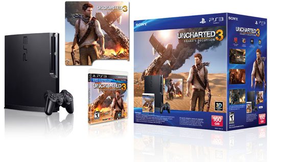 Bundle de PS3 con UNCHARTED 3 para Latinoamérica