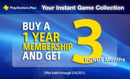 Contrata un año de PlayStation Plus, y llévate tres meses gratis