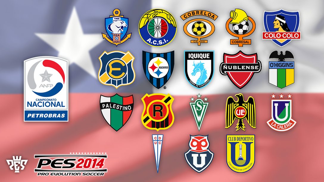 Chile juega PES 2014 con la Primera División Chilena