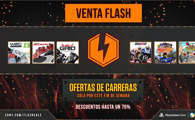 Oferta Relámpago en juegos de carrera