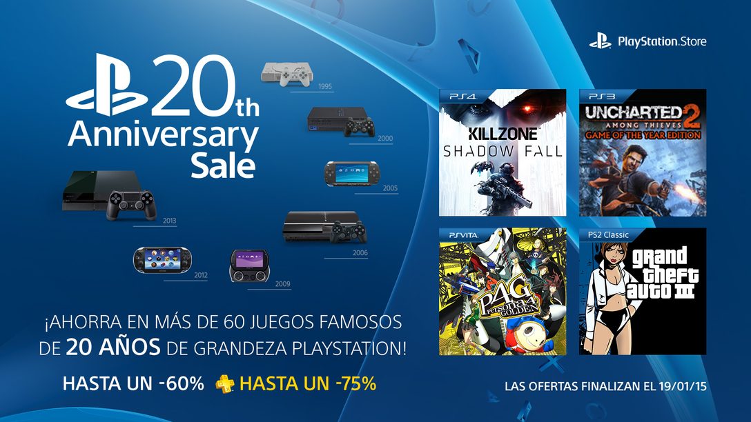 Ofertas por el aniversario de PlayStation