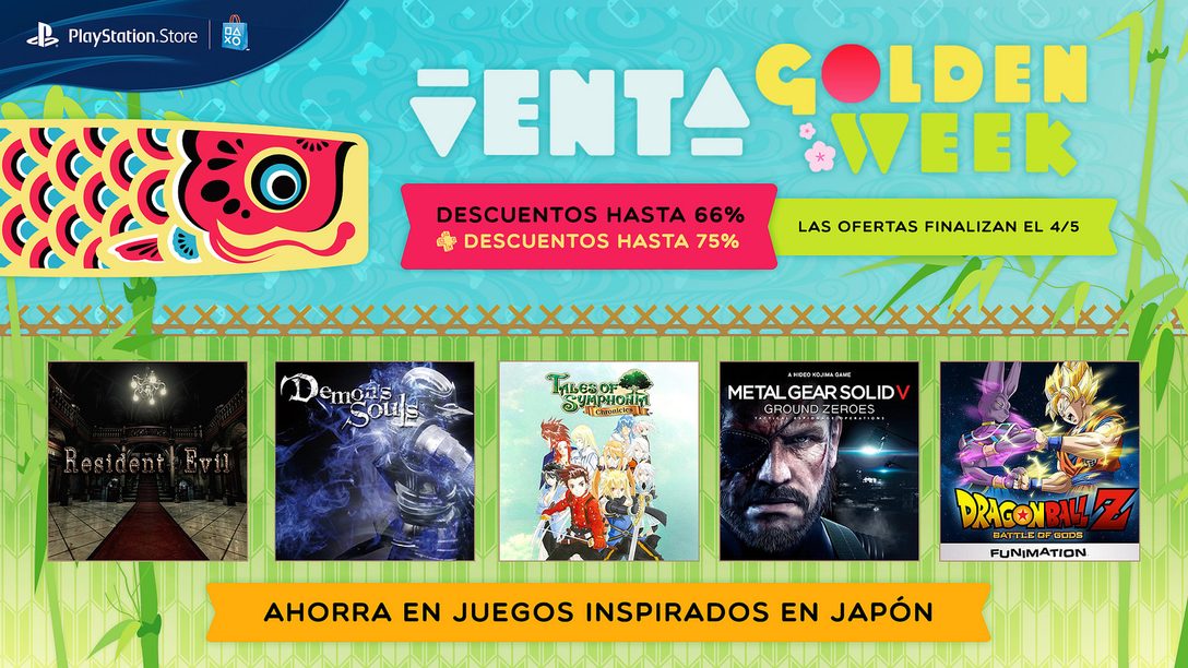 [ACTUALIZADO] Venta Golden Week: Ofertas de Juegos Inspirados en Japón