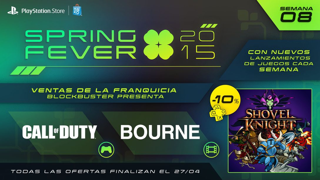 Spring Fever Octava Semana: Shovel Knight Disponible Hoy, Juegos Call of Duty a la Venta
