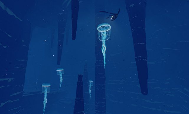 Explora el exuberante y misterioso océano mundial del calamar gigante en ABZÛ