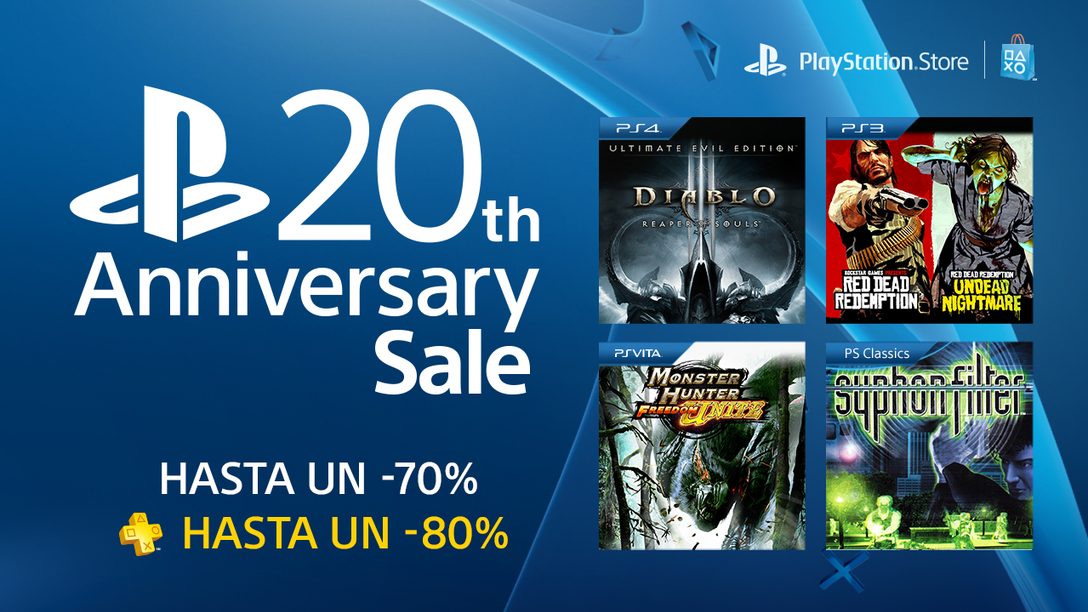 PlayStation 20th Anniversary Sale: Más de 200 Títulos, y hasta 70% de descuento