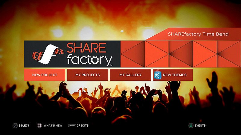 Actualización de SHAREfactory: Cámara lenta, fotografía secuencial (Time Lapse), y más