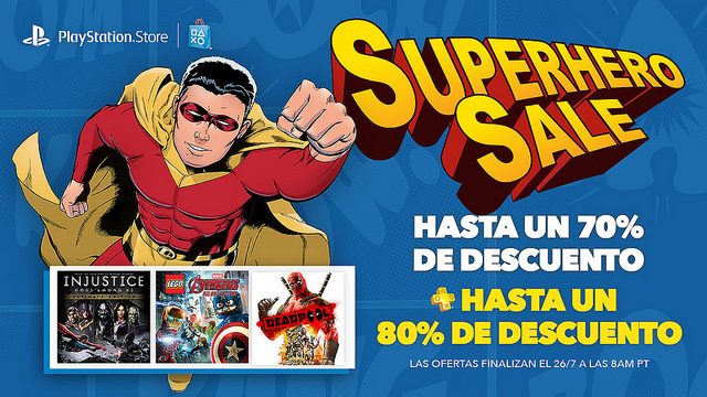 Superhero Sale: Ahorren hasta 70%; PS Plus hasta 80%