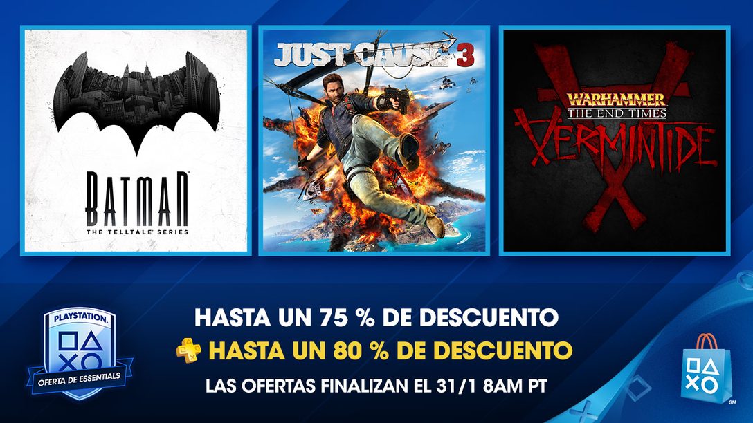 Oferta de Essentials de PlayStation: ahorren hasta 75 %, Plus hasta 80 %