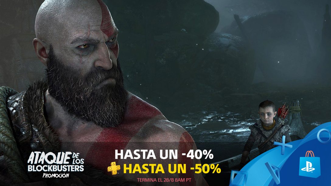 ¡Con La Promoción Ataque de los Blockbusters Ahorran Hasta 40% en Juegos de Gran Nombre!