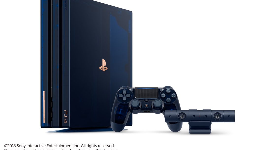 Presentamos la 500 Million Limited Edition PS4 Pro que Conmemora el Hito de los 500 Millones.