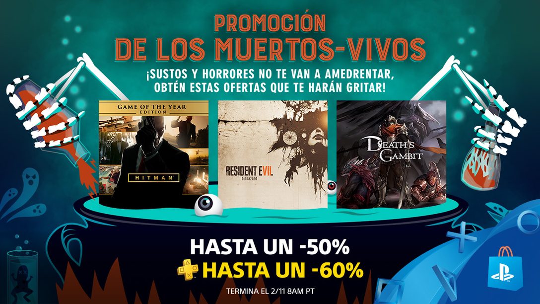 ¡Segunda Semana de la Promoción de los Muertos Vivos! Ahorren hasta 50% en Terroríficos Juegos