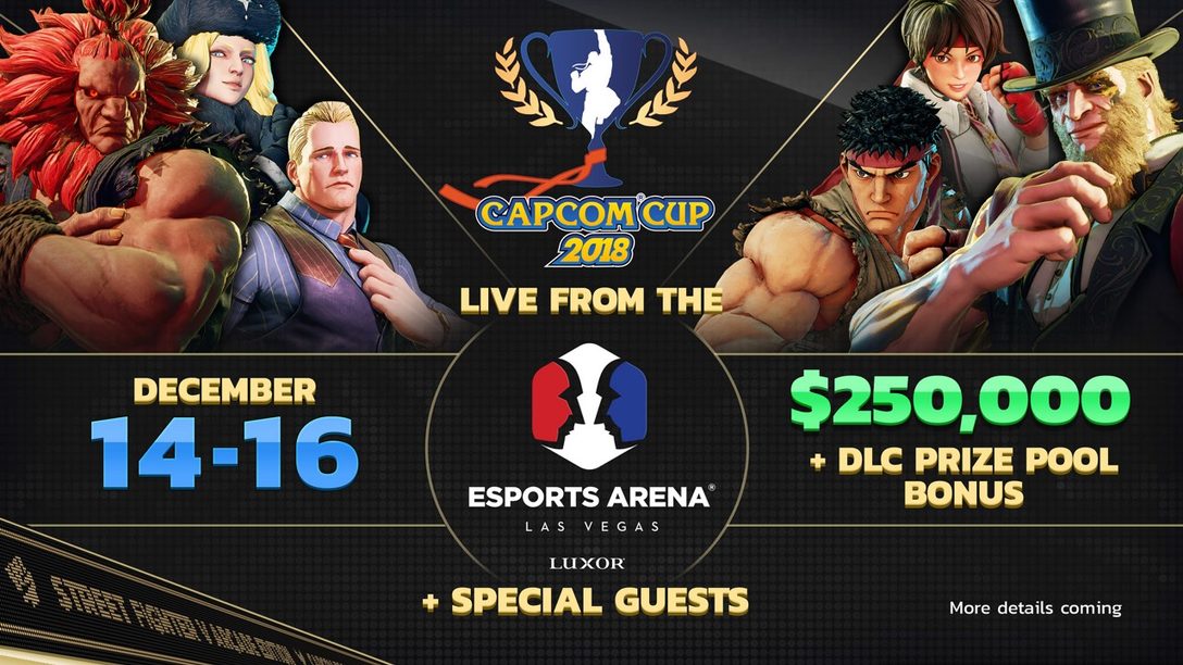 Detalles de Capcom Cup 2018 y Prueba Gratis de Street Fighter V: Arcade Edition en PS4