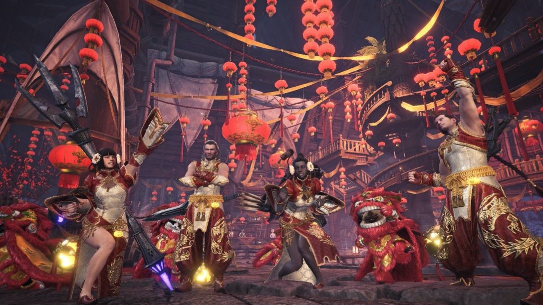 Celebren las Festividades en Monster Hunter World Hasta el 5 de Enero