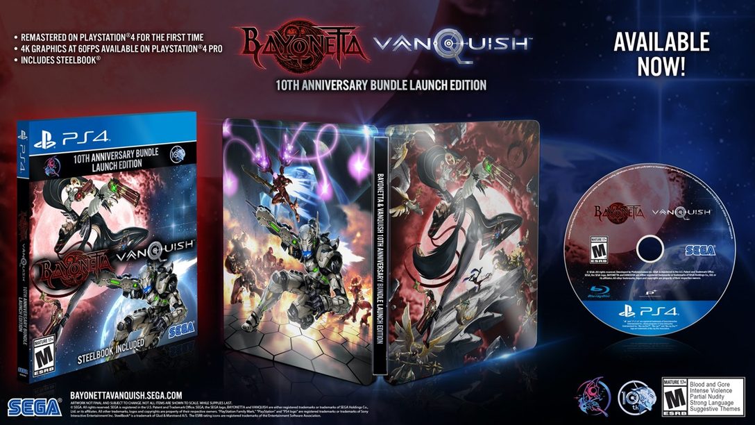 Bayonetta & Vanquish 10th Anniversary Bundle Ya Está Disponible