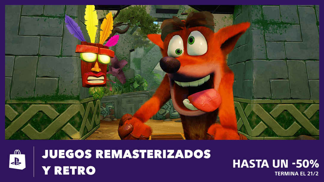 La Promoción Juegos Remasterizados y Retro Nos Lleva a un Viaje en el Tiempo