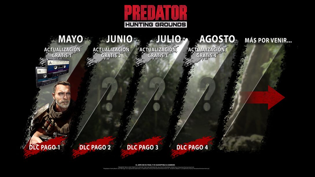 Dutch Regresará a la Jungla en Predator: Hunting Grounds