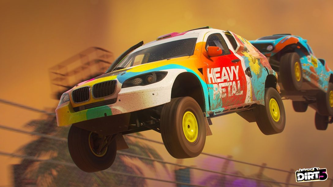 Detalles del multijugador online de Dirt 5, incluyendo modos Party.