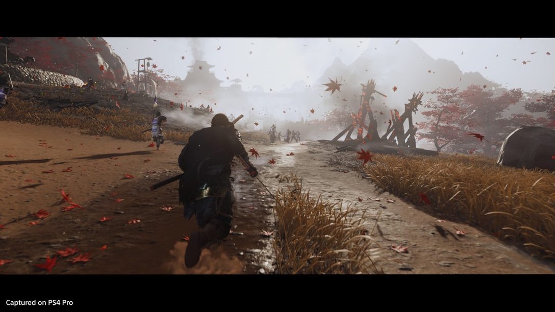 Cómo los impresionantes efectos visuales dan vida a Ghost of Tsushima