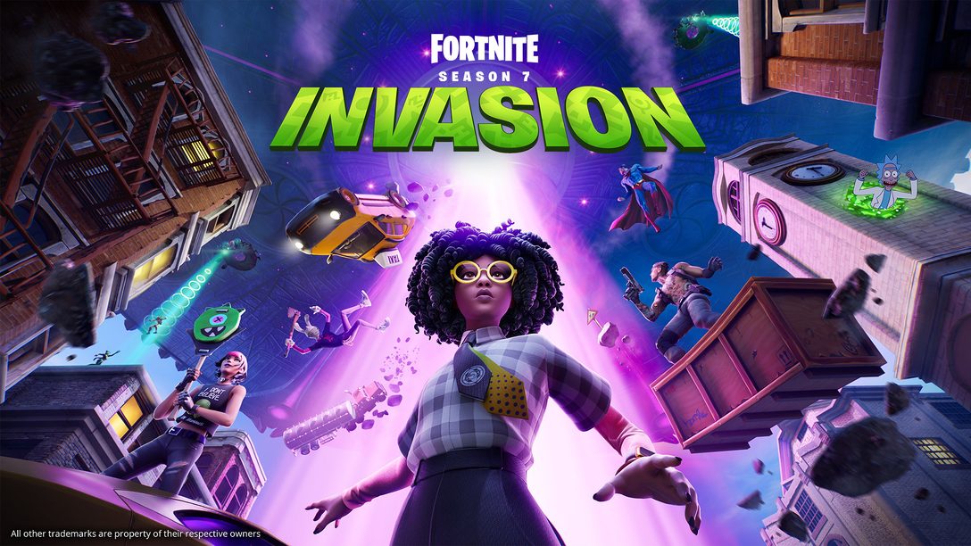 El caos cósmico desciende sobre Fortnite en el Capítulo 2 de la Temporada 7: Invasión