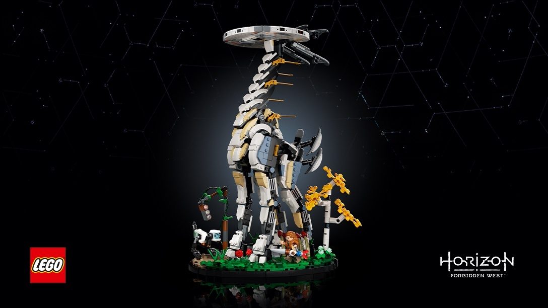 LEGO Group anima (con bloques) al mítico Cuellilargo de Horizon Forbidden West