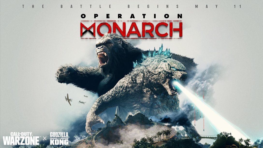 Nueva información de la invasión de Godzilla y Kong a Call of Duty: Warzone, a partir de hoy