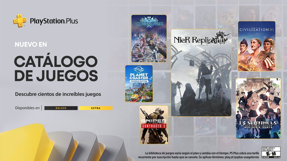 PlayStation®Plus  Cientos de juegos para descargar y jugar