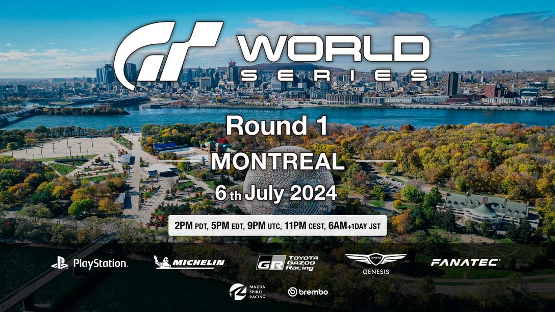 La ronda 1 de la Gran Turismo World Series 2024 se realizará en Montreal el sábado 6 de julio 