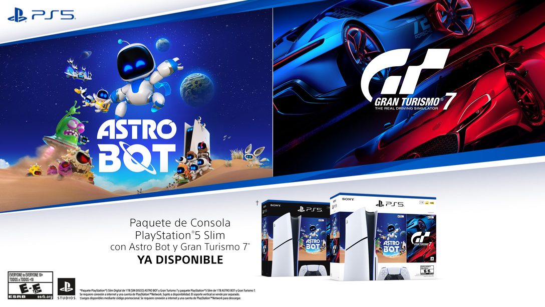 El nuevo bundle de PlayStation 5 con ASTRO BOT y Gran Turismo 7 llega a Latinoamérica