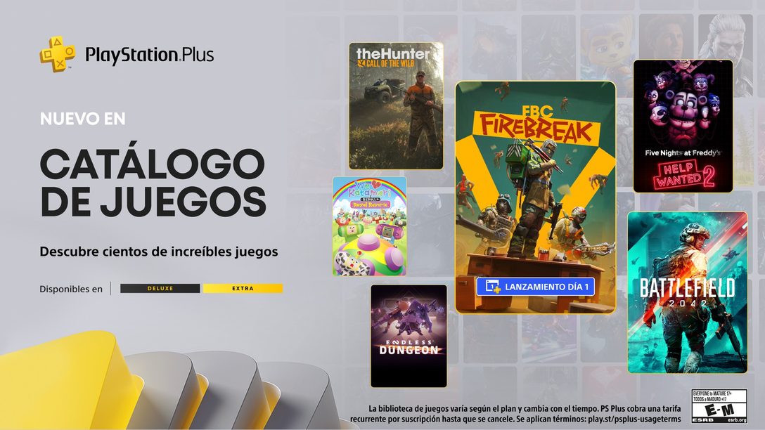 Catálogo de juegos de PlayStation Plus para junio: FBC: Firebreak, Battlefield 2042, Five Nights at Freddy’s: Help Wanted 2 y mucho más
