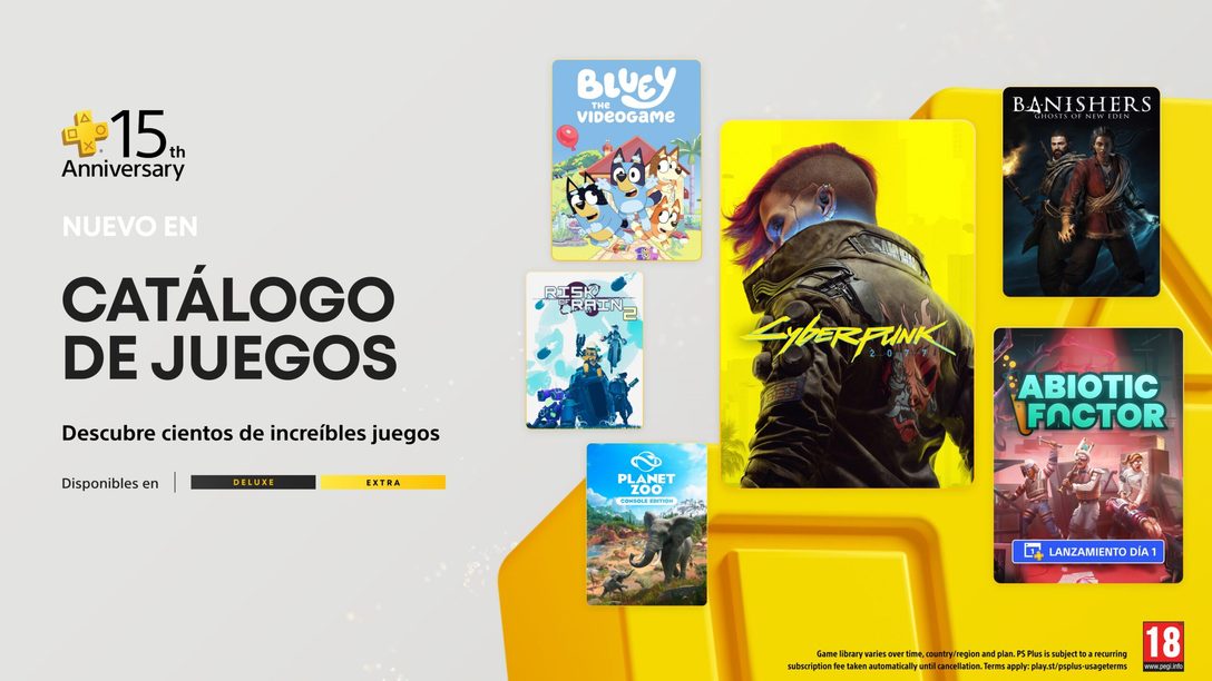 Catálogo de juegos de PlayStation Plus para julio: Cyberpunk 2077, Abiotic Factor, Banishers: Ghosts of New Eden y más 