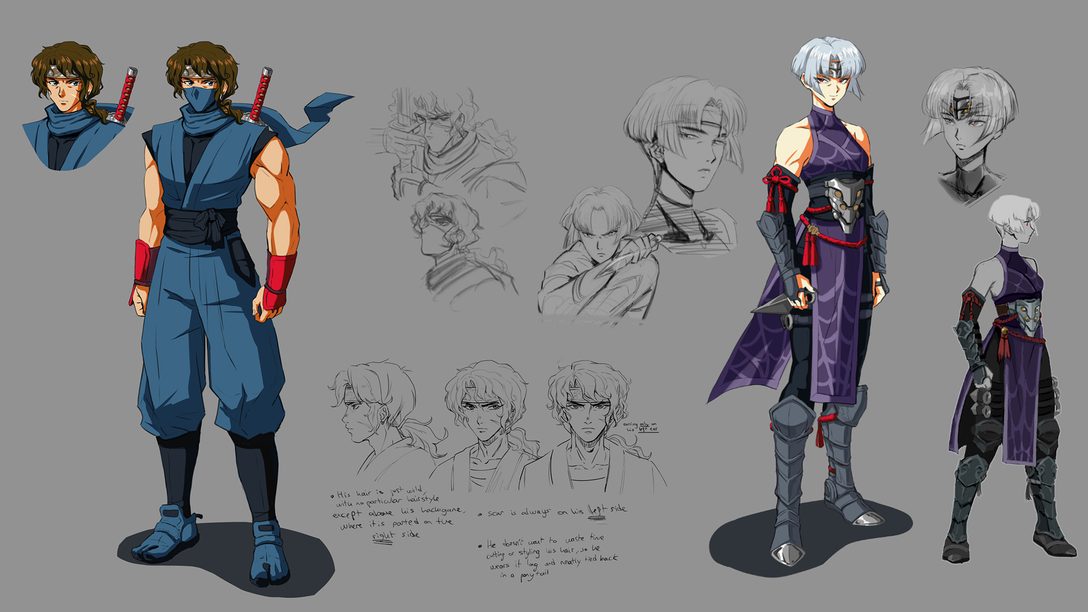 Un vistazo detrás de escena a la dirección artística de Ninja Gaiden: Ragebound
