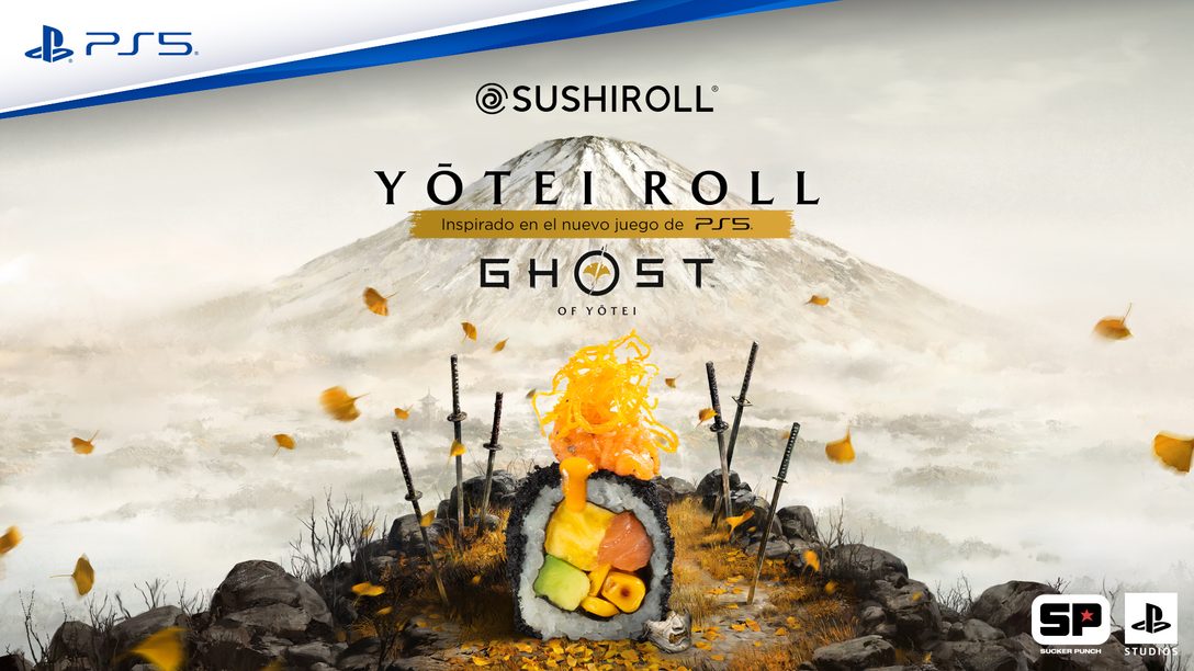 PlayStation y Sushi Roll se unen para crear el Yōtei Roll, inspirado en el nuevo juego de PS5, Ghost of Yōtei